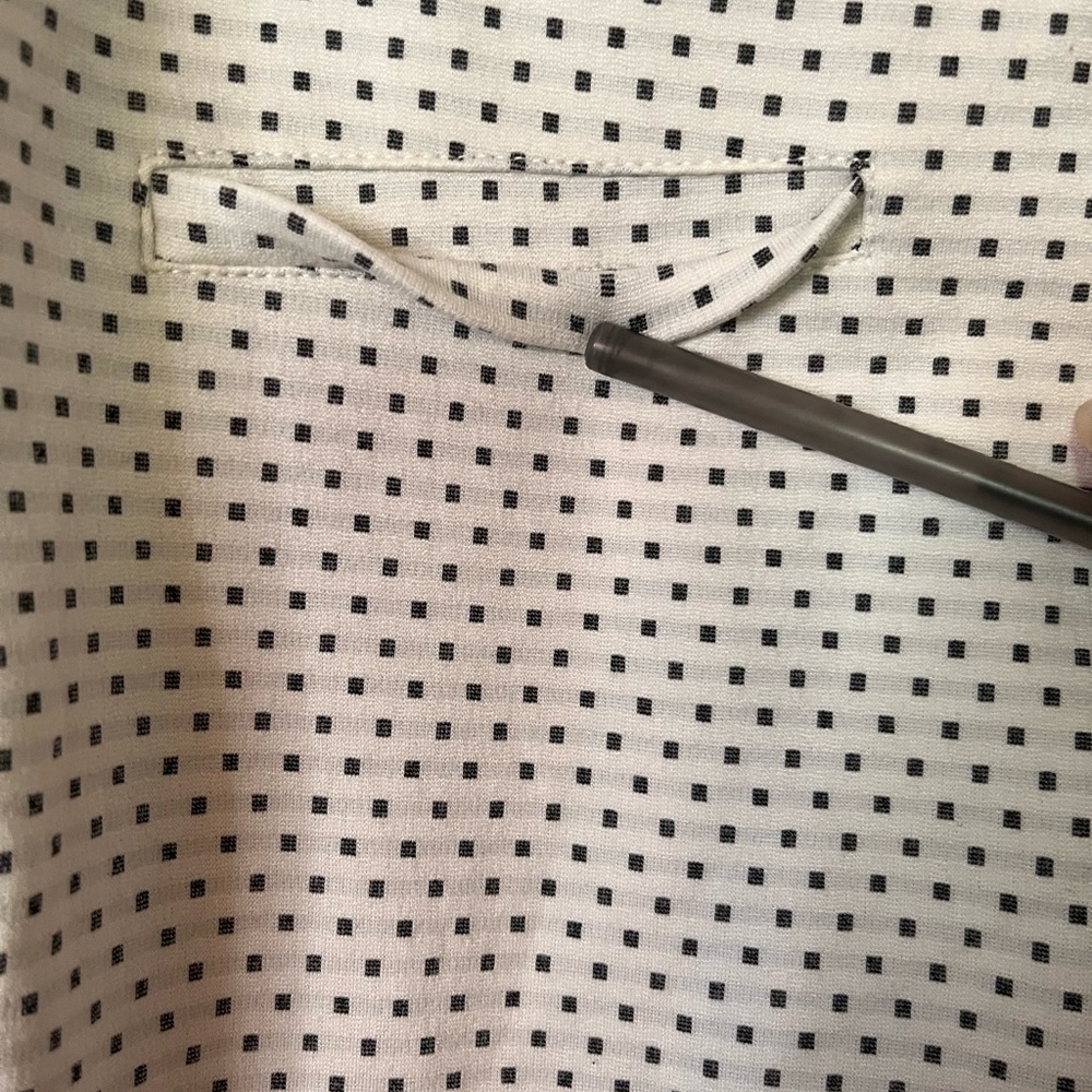 Betabrand White Houndstooth Check Stretch Boot Cut Dress Pants - Picture 8 of 11